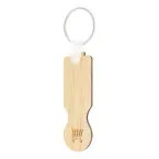BooCart natural  trolley coin keyring 