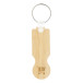 BooCart natural  trolley coin keyring 