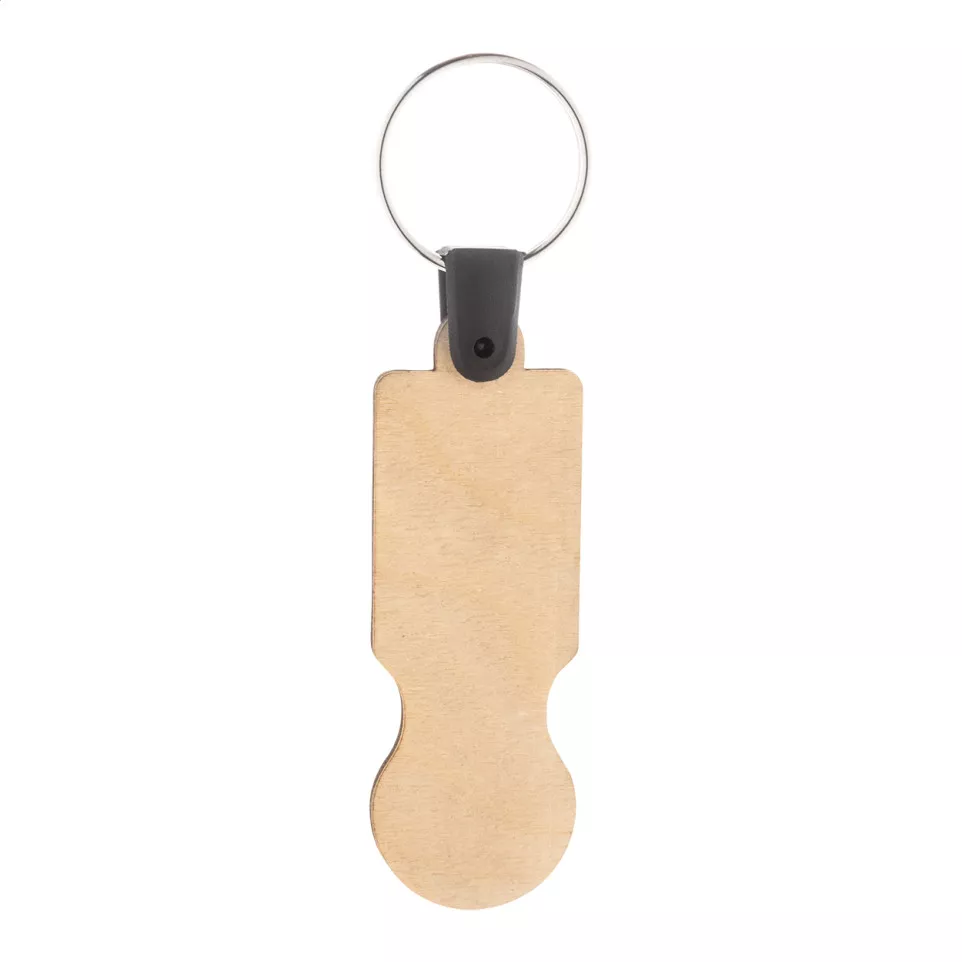 ColoCart Wood natural  trolley coin...