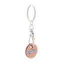 ColoShop Eco natural  trolley coin keyring 