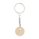 ColoShop Eco natural  trolley coin keyring 