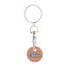 ColoShop Eco natural  trolley coin keyring 