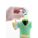 Soccer wit  flesopener sleutelhanger 
