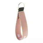 Strappy wit  Custom made RPET-sleutelhanger 