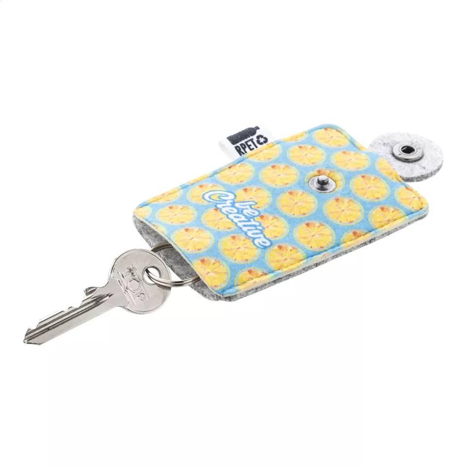 CreaFelt Keysave blanc gris Pochette...