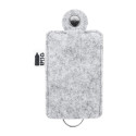 CreaFelt Keysave white grey custom keyring pouch 