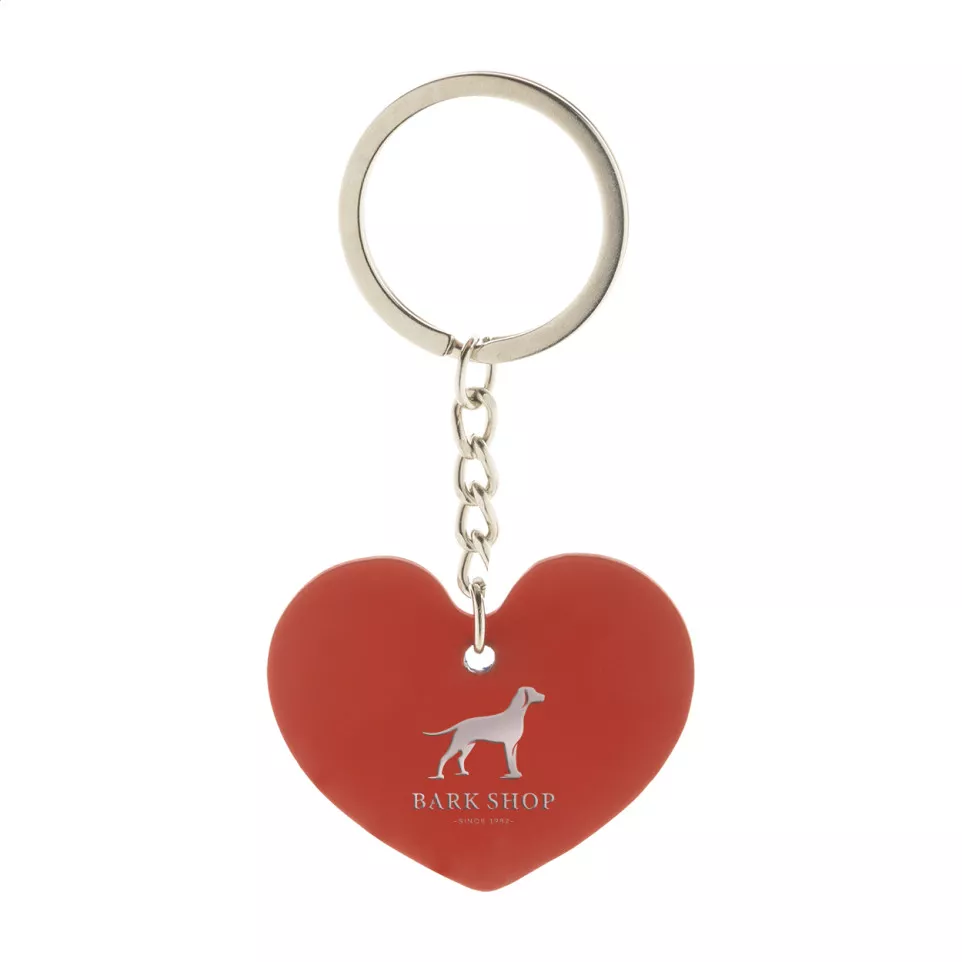 LoveShine rood  Sleutelhanger 