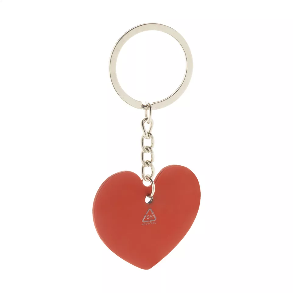 LoveShine rood  Sleutelhanger 