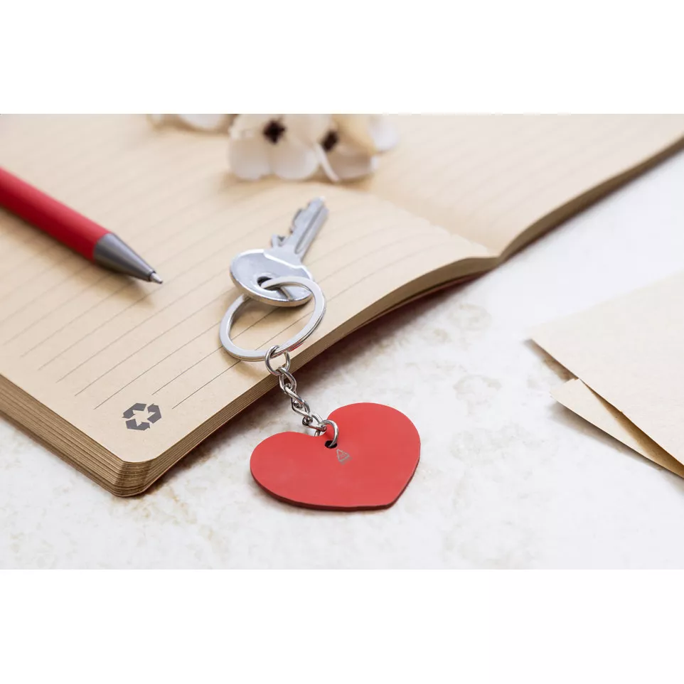 LoveShine rood  Sleutelhanger 