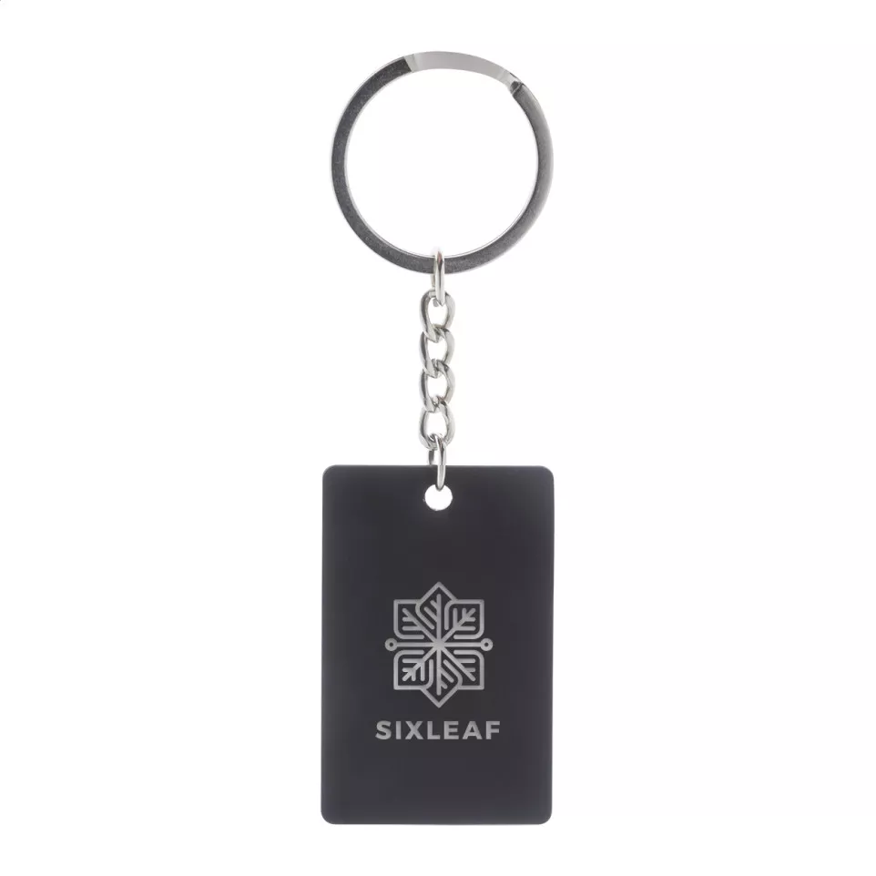 RectoShine black  keyring 