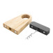 Kyoho natural black corkscrew bottle holder 