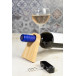 Kyoho natural black corkscrew bottle holder 