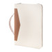 Carbasa Zip natural  recycled canvas document folder 