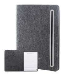 Refelt Meet A5 dark grey  RPET felt document folder 