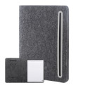 Refelt Meet A5 dark grey  RPET felt document folder 