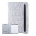 Refelt Meet A5 grey  RPET felt document folder 