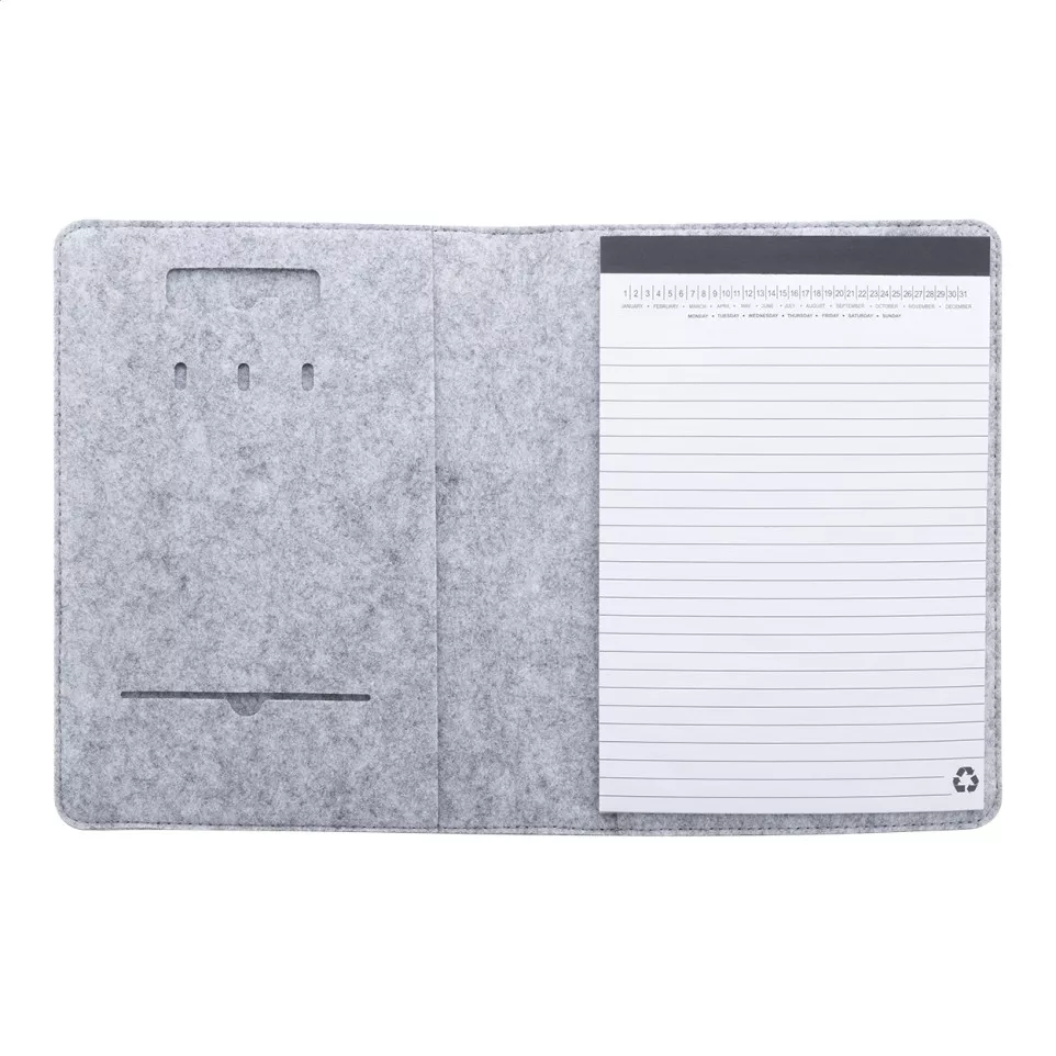 Refelt Meet A5 grey  RPET felt...