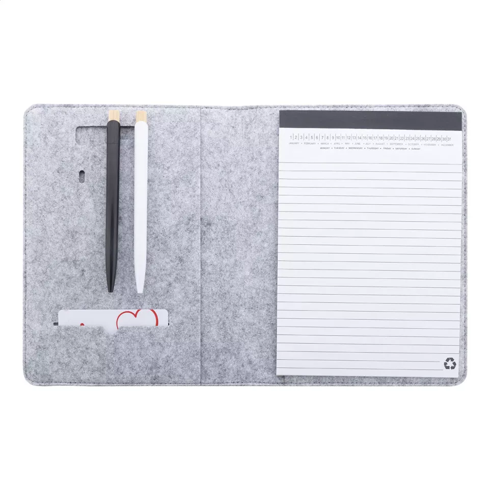 Refelt Meet A5 grey  RPET felt...