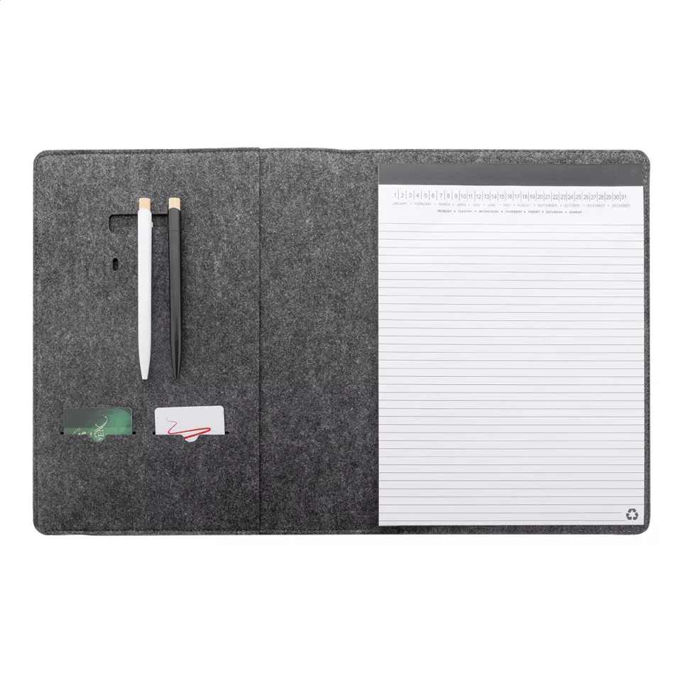 Refelt Meet A4 dark grey  RPET felt...