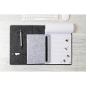 Refelt Meet A4 dark grey  RPET felt document folder 