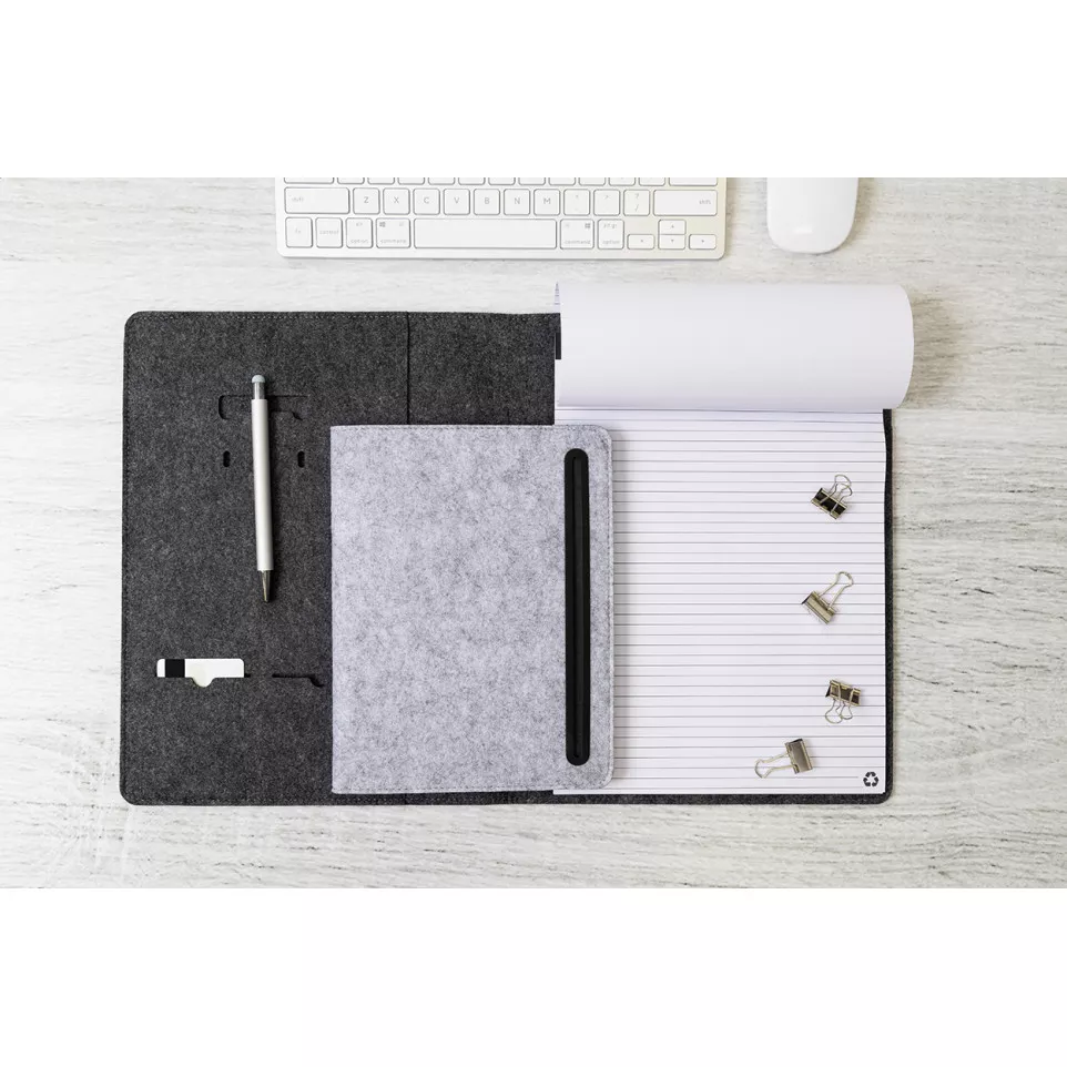 Refelt Meet A4 dark grey  RPET felt...