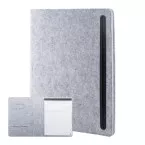Refelt Meet A4 grey  RPET felt document folder 