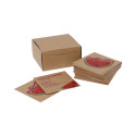 Visicard Square Eco natuurlijk  Custom made visitekaartjes 