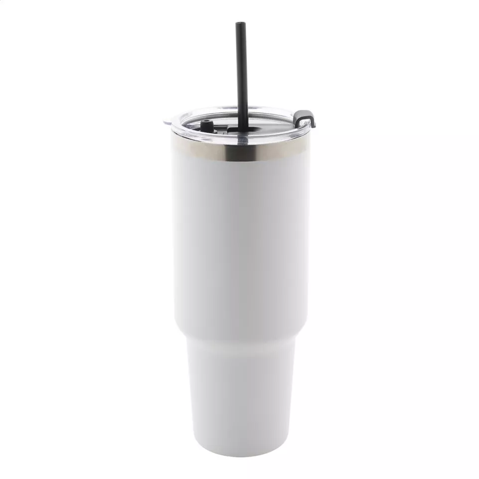 Massimus white  thermo mug 