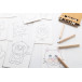 Colozzy white natural custom colouring puzzle 