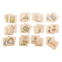Minimor Eco natural  custom memory game, recycling 