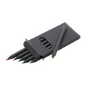 Blatty 6 zwart  Potlood set 