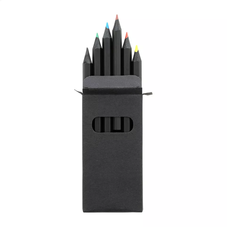Blatty 6 zwart  Potlood set 
