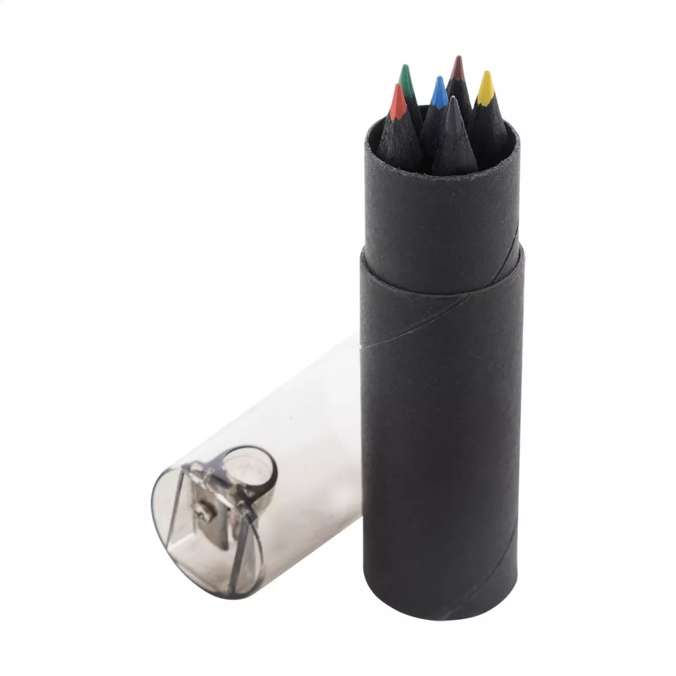 Nellery 6 black  pencil set 