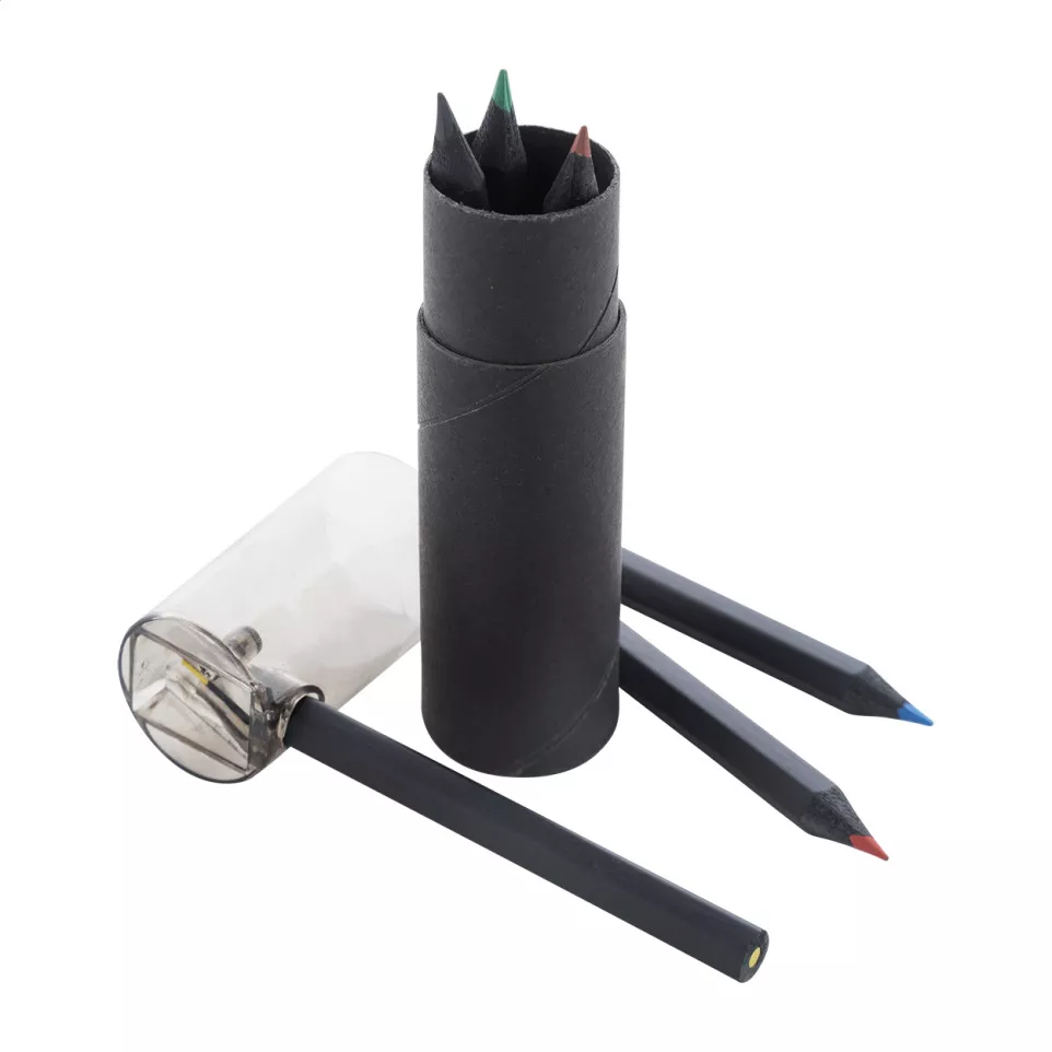Nellery 6 black  pencil set 