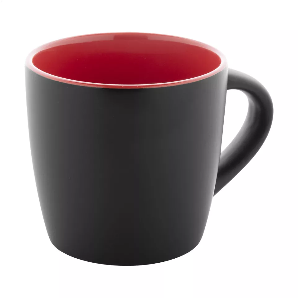 Matara Nera rood zwart mok 