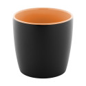 Matara Nera orange black mug 