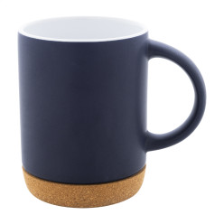 Koberg donker blauw wit mok 