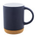 Koberg donker blauw wit mok 