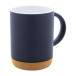 Koberg donker blauw wit mok 