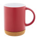 Koberg red white mug 