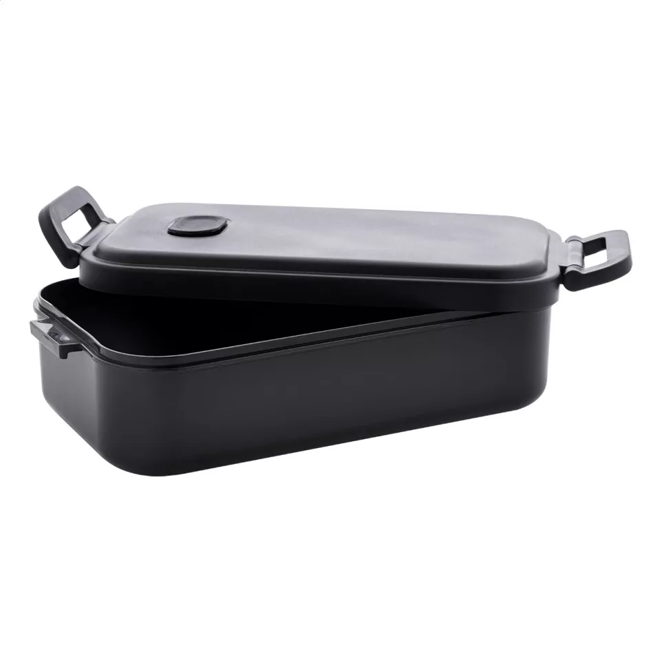 Steamo zwart  Lunchtrommel 