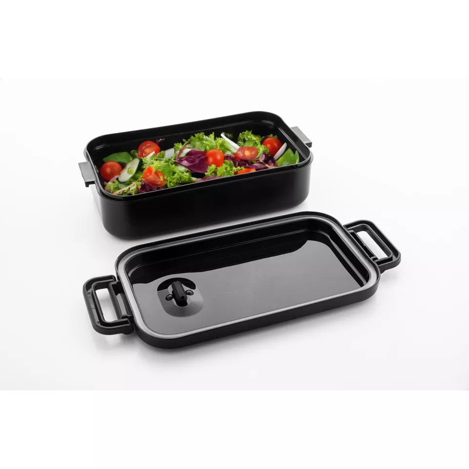 Steamo zwart  Lunchtrommel 