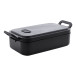 Steamo black  lunch box 