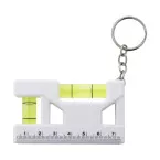 Multilevel white  multifunctional keyring 
