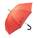 Thunder Max rouge  Parapluie en RPET etbande réfléchissante 
