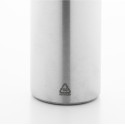 Ressuto argenté  Bouteille en acier inoxydable recyclée 
