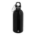 Ressuto noir  Bouteille en acier inoxydable recyclée 