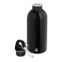 Ressuto black  recycled stainless steel bottle 