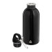 Ressuto black  recycled stainless steel bottle 