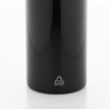 Ressuto black  recycled stainless steel bottle 